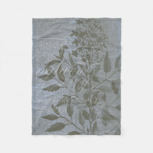 Fleur de Bleu I Fleece Blanket