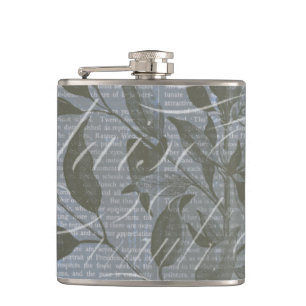 Fleur de Bleu I Hip Flask