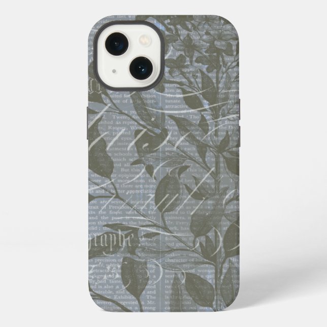 Fleur de Bleu I iPhone Case (Back)