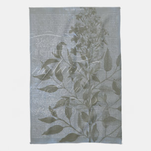 Fleur de Bleu I Tea Towel