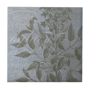 Fleur de Bleu I Tile