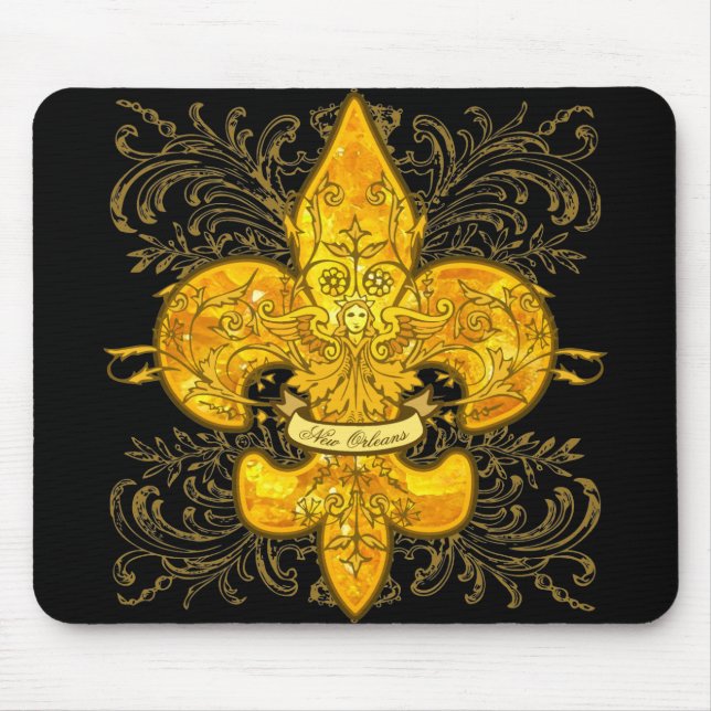 Fleur de Guardian Mouse Mat (Front)