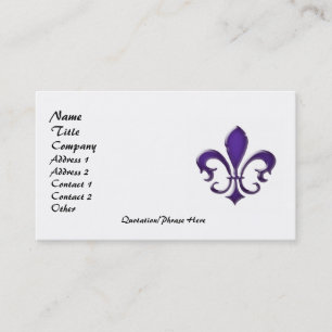 Fleur de Lis 1 Business Card