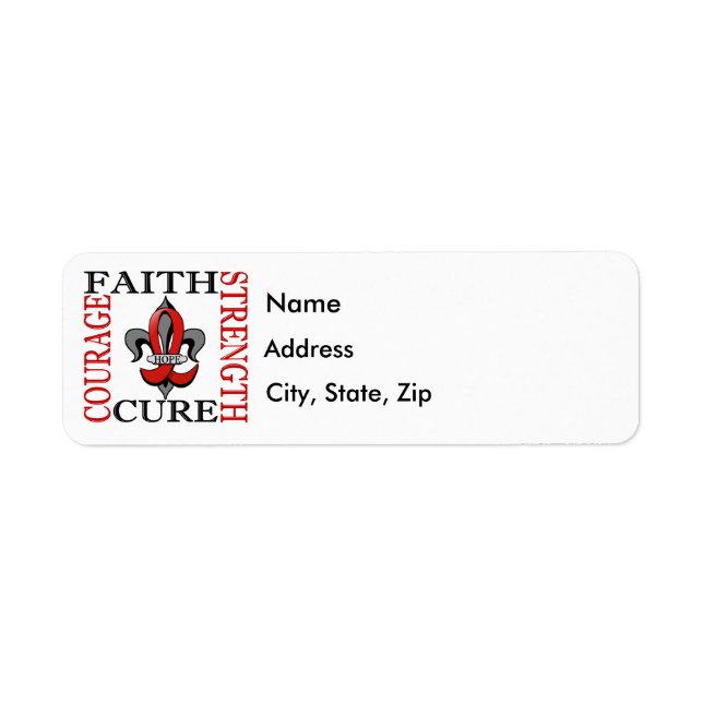 Fleur De Lis 3 Heart Disease (Front)
