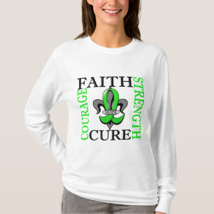 Fleur De Lis 3 Non-Hodgkin's Lymphoma T-Shirt