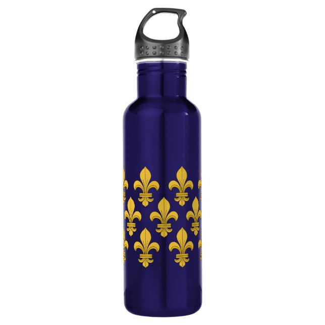 Fleur-de-lis 710 Ml Water Bottle (Front)