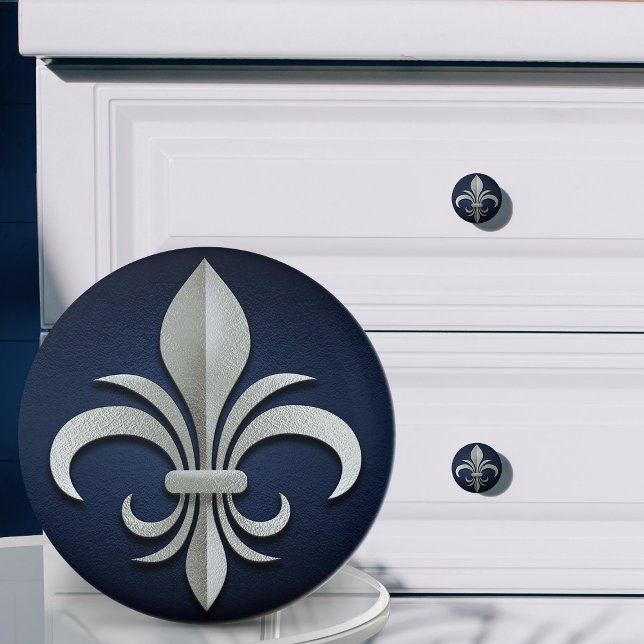 Fleur-De-Lis - Art Deco Ceramic Knob (Creator Uploaded)