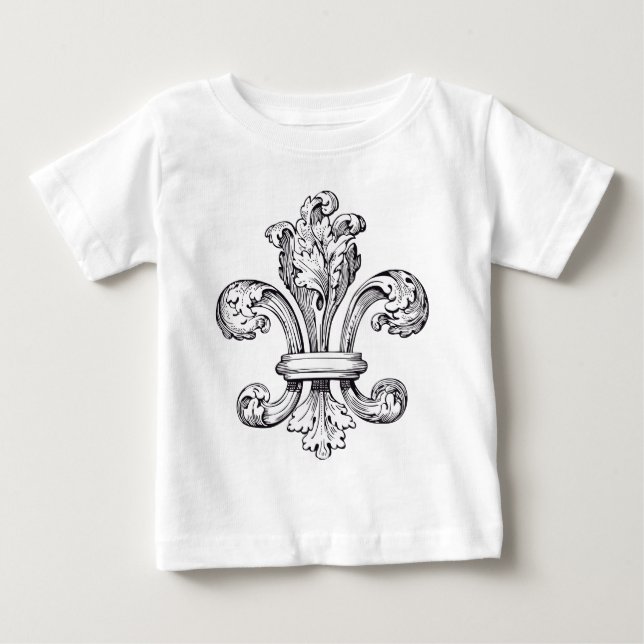 fleur de lis baby T-Shirt (Front)