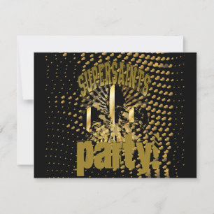 Fleur de Lis/black + gold