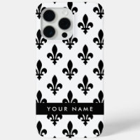 Fleur de Lis, Black on White, Black, Your Name