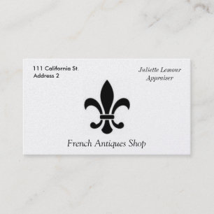Fleur De Lis Business Card
