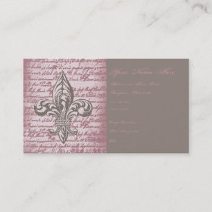 Fleur de Lis Business Card