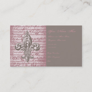 Fleur de Lis Business Card