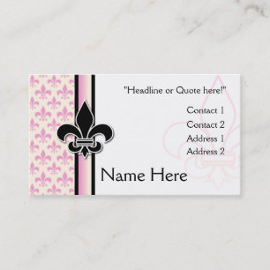 Fleur de Lis Business Card