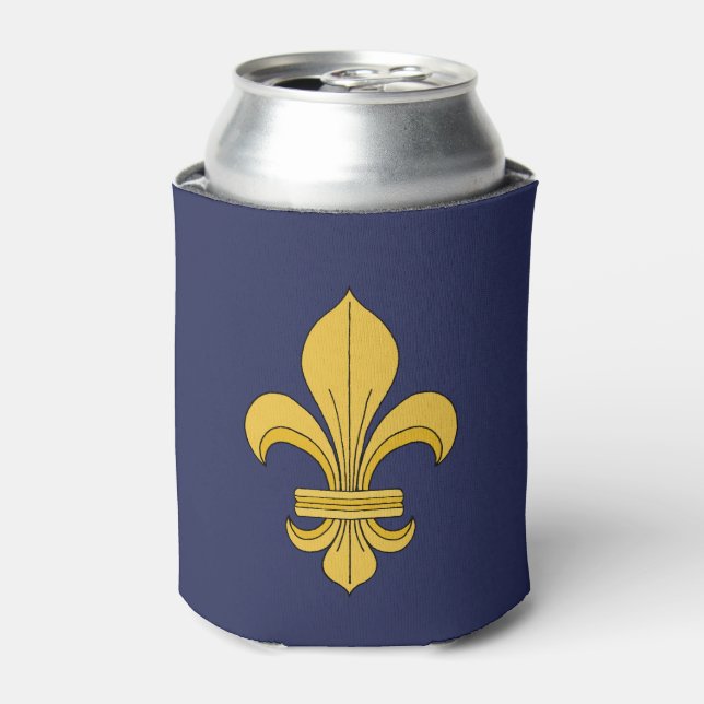 Fleur-de-lis Can Cooler (Can Front)