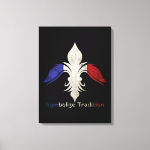  Fleur-de-Lis Canvas Print