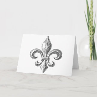 Fleur de Lis Card