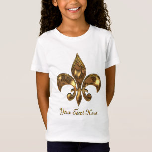 Fleur-de-lis Customisable Kids T-Shirt
