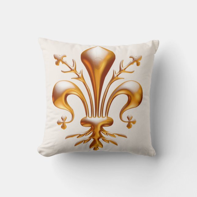 Fleur de Lis (de Lys) Cushion (Front)