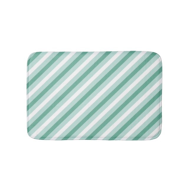 Fleur De Lis Delicate Pastel Mardi Gras Bath Mat (Front)