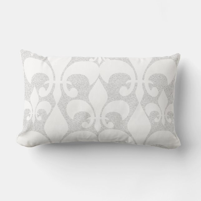 Fleur-de-Lis Design Pillow (Front)