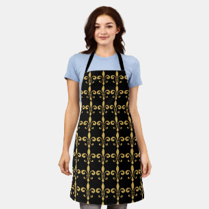 Fleur De Lis, edit & add text, Apron