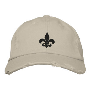 Fleur De Lis Embroidered Hat