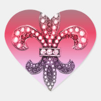 Fleur De Lis Flor New Orleans Multi Colour Pink
