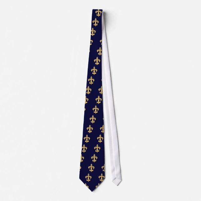 Fleur De Lis Gold Tie (Front)