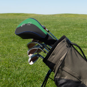 Fleur De Lis Green Golf Head Cover