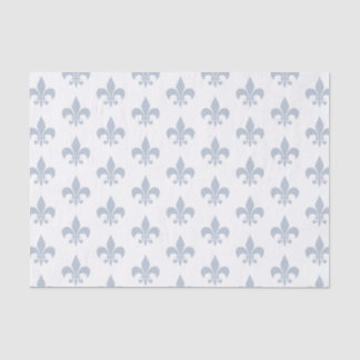 Fleur De Lis in Slate Blue Tissue Paper