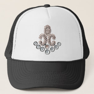Fleur De Lis-jewelled Trucker Hat
