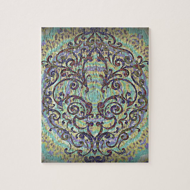 Fleur de lis jigsaw puzzle (Vertical)