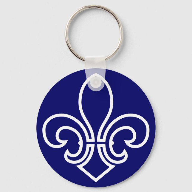 Fleur de Lis Key Ring (Front)