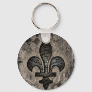 Fleur De Lis Key Ring