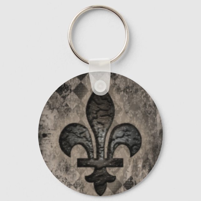 Fleur De Lis Key Ring (Front)