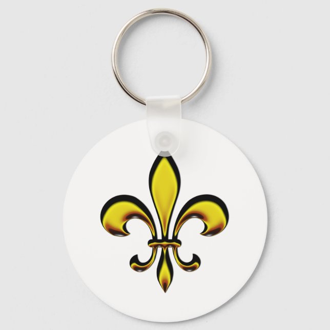 Fleur De Lis Key Ring (Front)