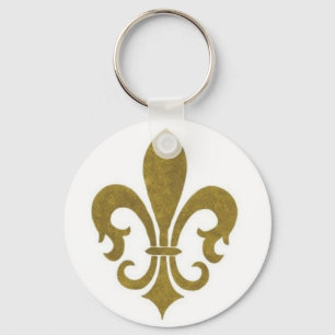 FLEUR DE LIS KEY RING