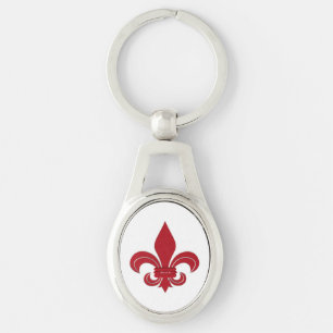 Fleur de Lis Key Ring