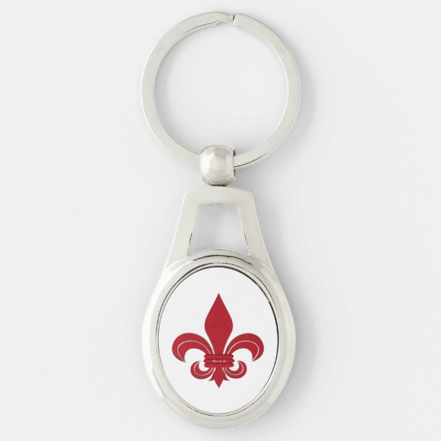 Fleur de Lis Key Ring (Front)