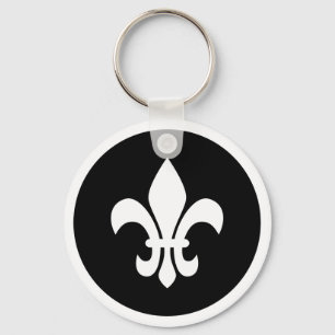 Fleur de Lis Key Ring
