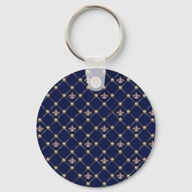 Fleur de Lis Key Ring (Front)