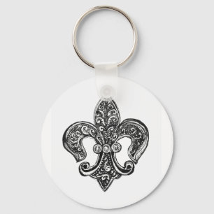 Fleur de Lis Keychain