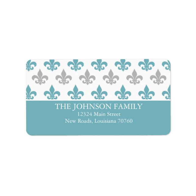 Fleur de Lis Label (Front)