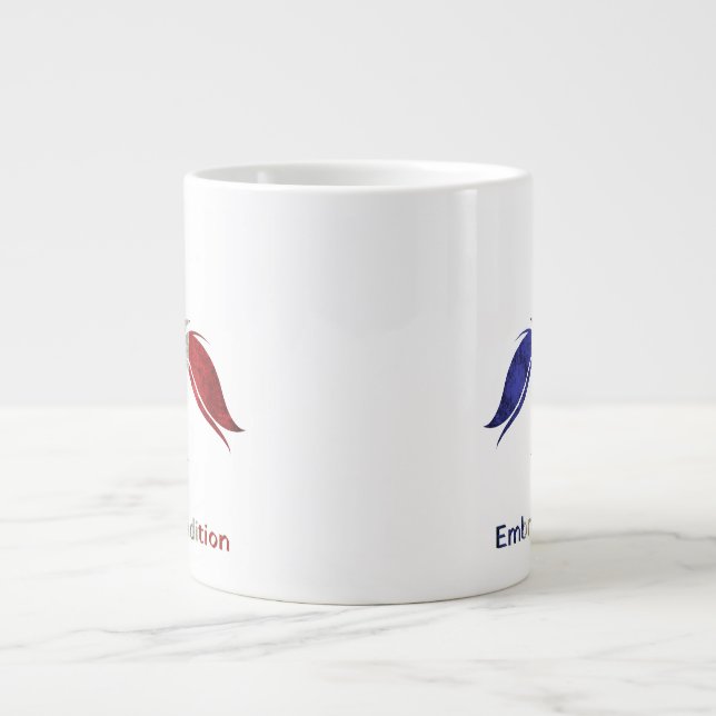  Fleur-de-Lis Large Coffee Mug (Front)
