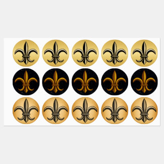 Fleur De Lis Lebels Labels