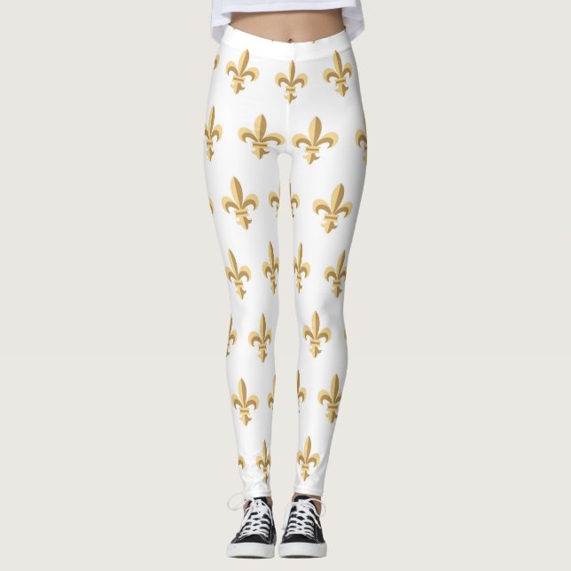 Fleur De Lis Leggings (Front)