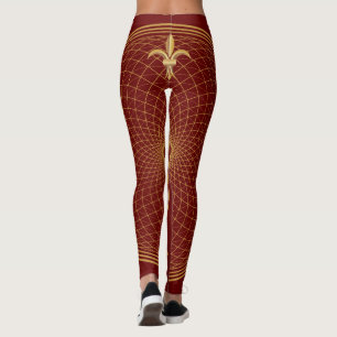 Fleur De Lis Leggings