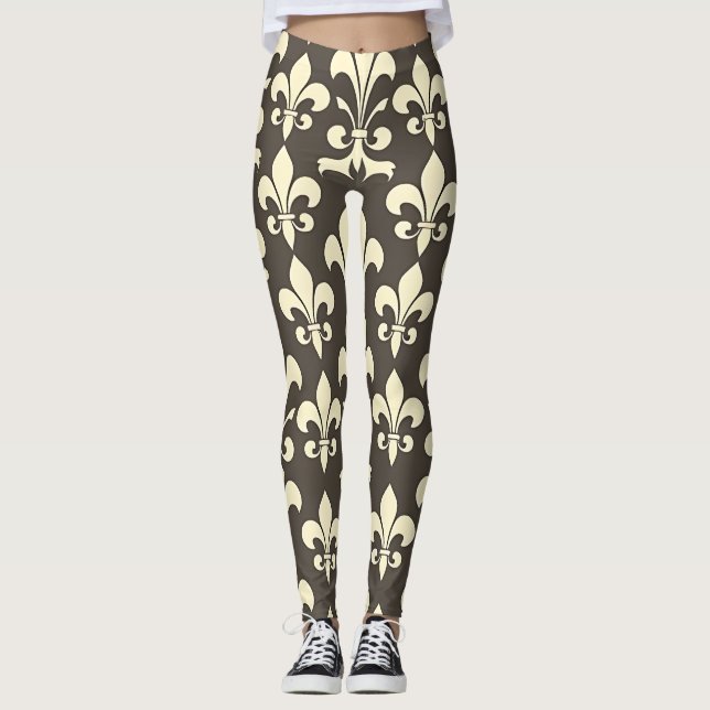 Fleur de Lis Leggings (Front)