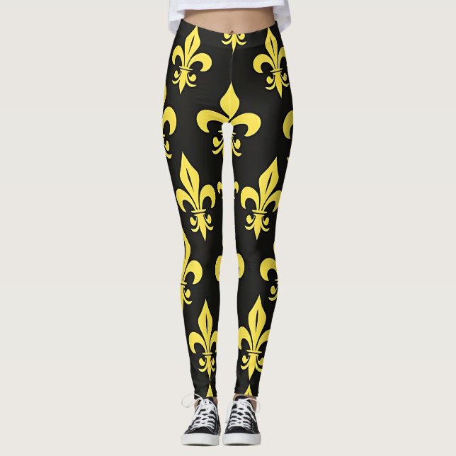 Fleur de Lis Leggings (Front)
